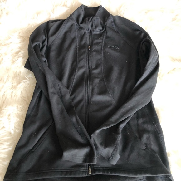 North face zip up black jacket - Picture 2 of 2